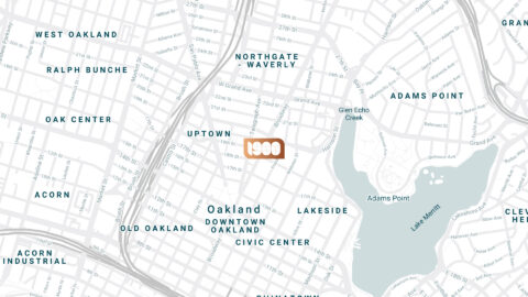 Map showing location of 1900 Broadway