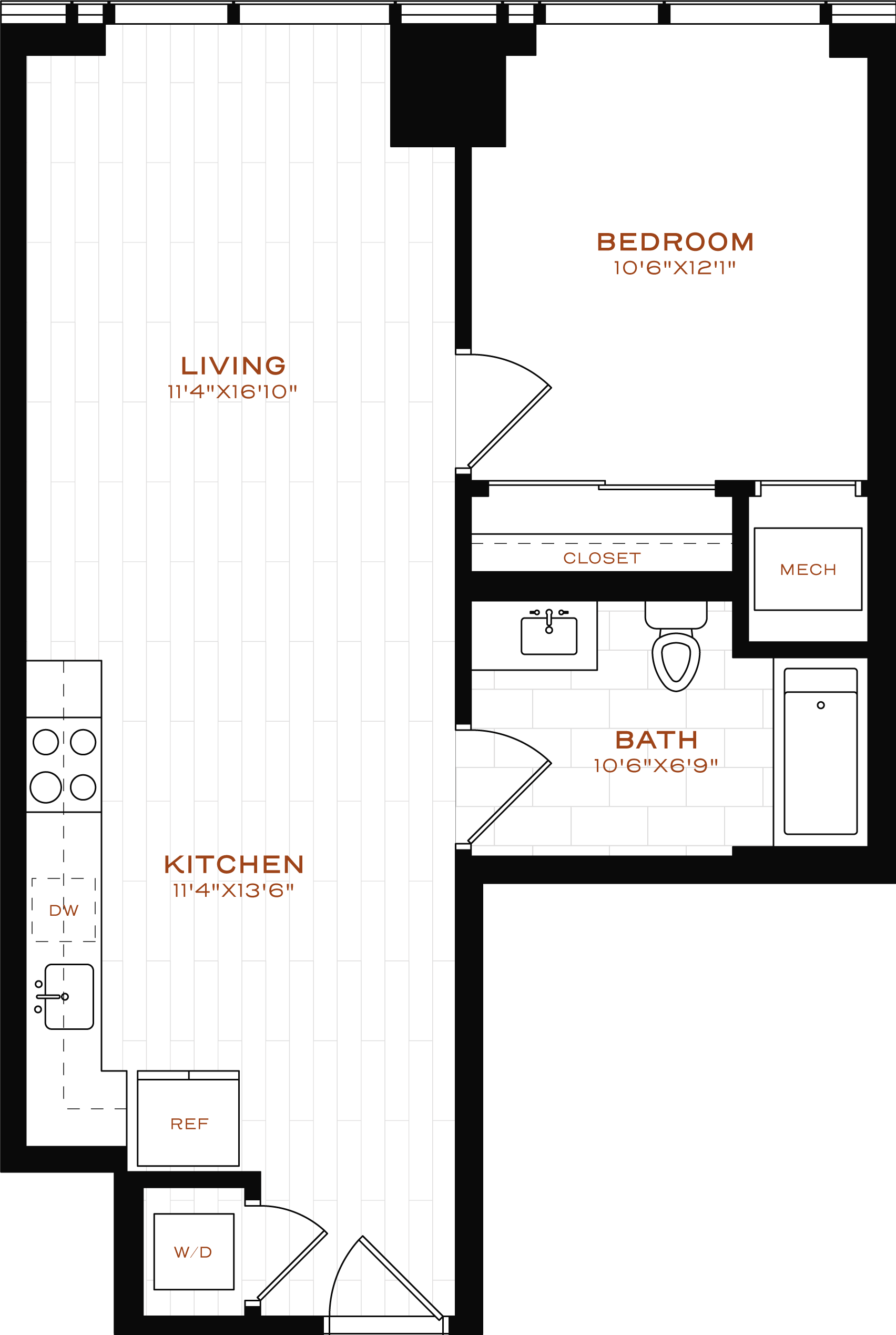 One bed image