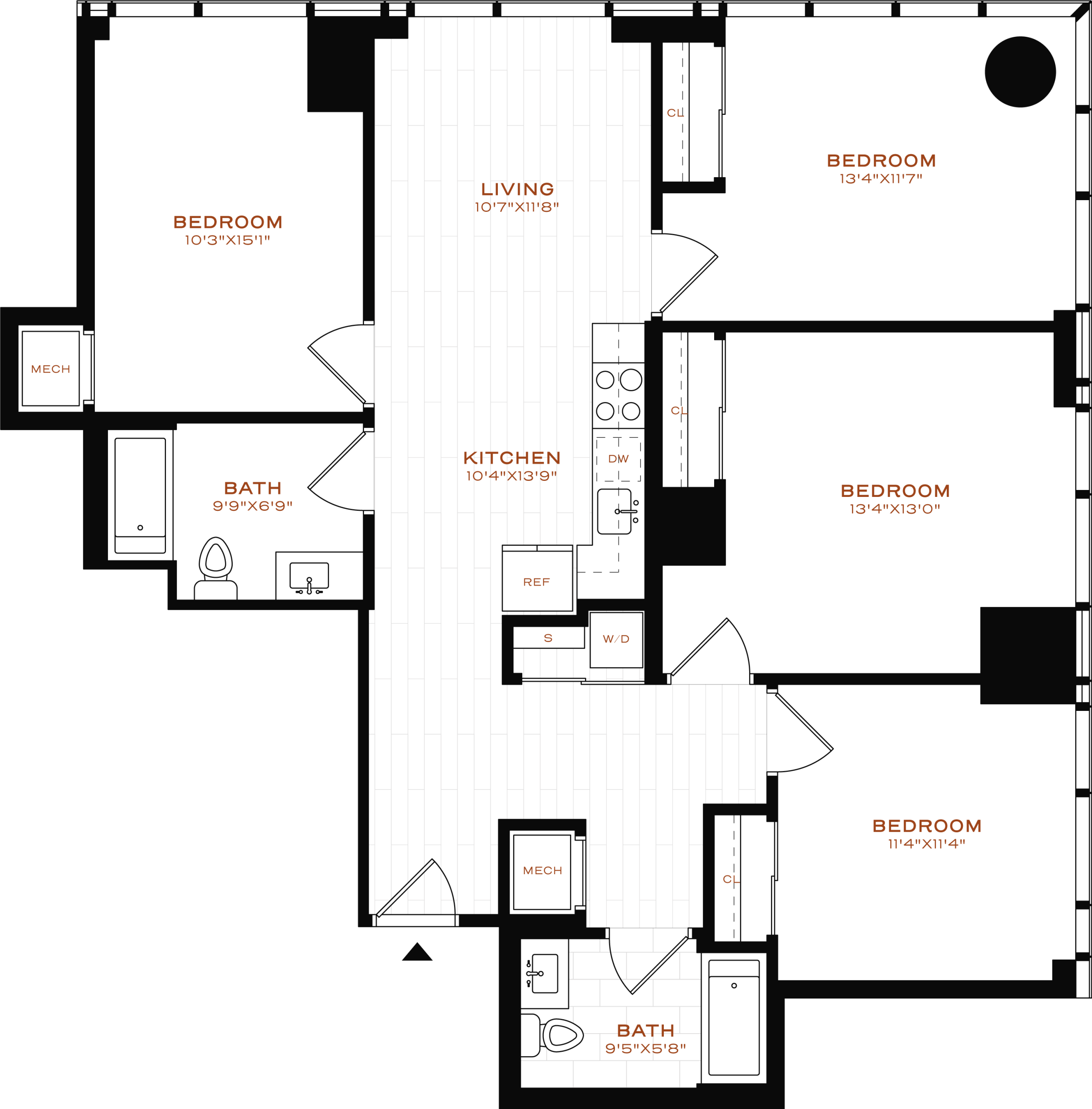 Four bed image